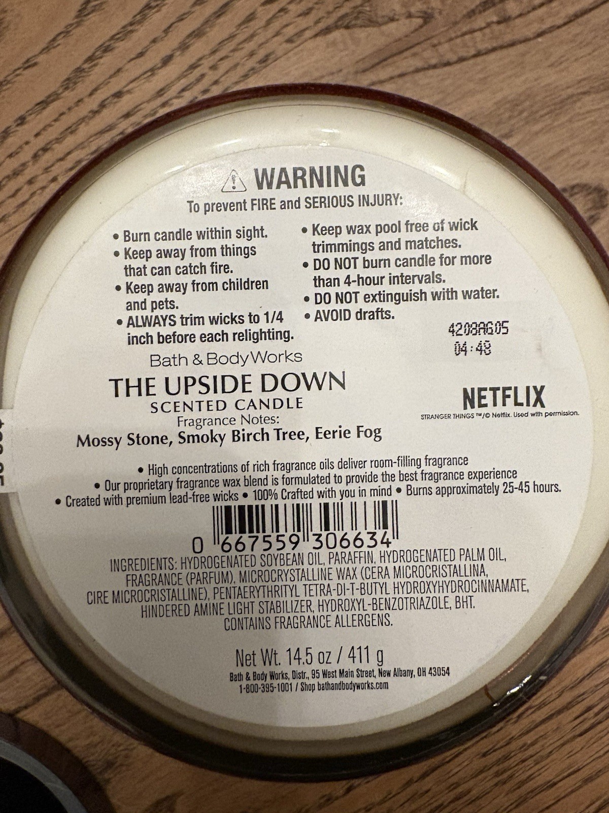 2 Bath & Body Works 3-WICK FuLL-SIZE Stranger Things 3 Wick Candles NEW Limited