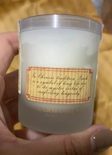 KARMAKAMET Siamese Lemongrass Scented Candle 60g Thai Floral Soy Wax Aromatherap