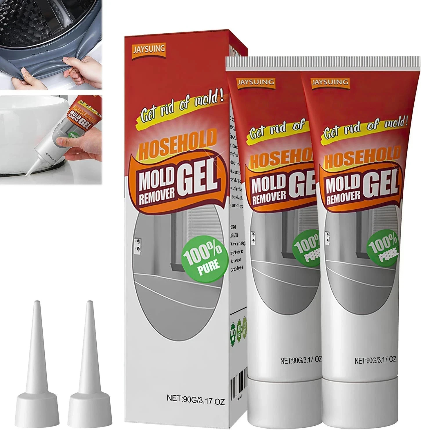 2PCS Nexa Remover Gel,Nuroclean Remover Gel,Suitable for Bathroom and Kitchen Ti