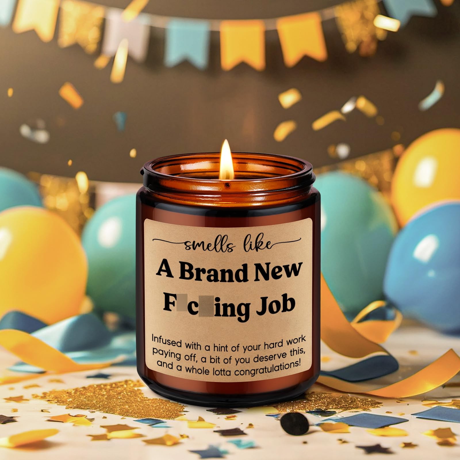Scented Candle, New Job Gifts for Women, Men – Congratulations Gifts, Leaving…
