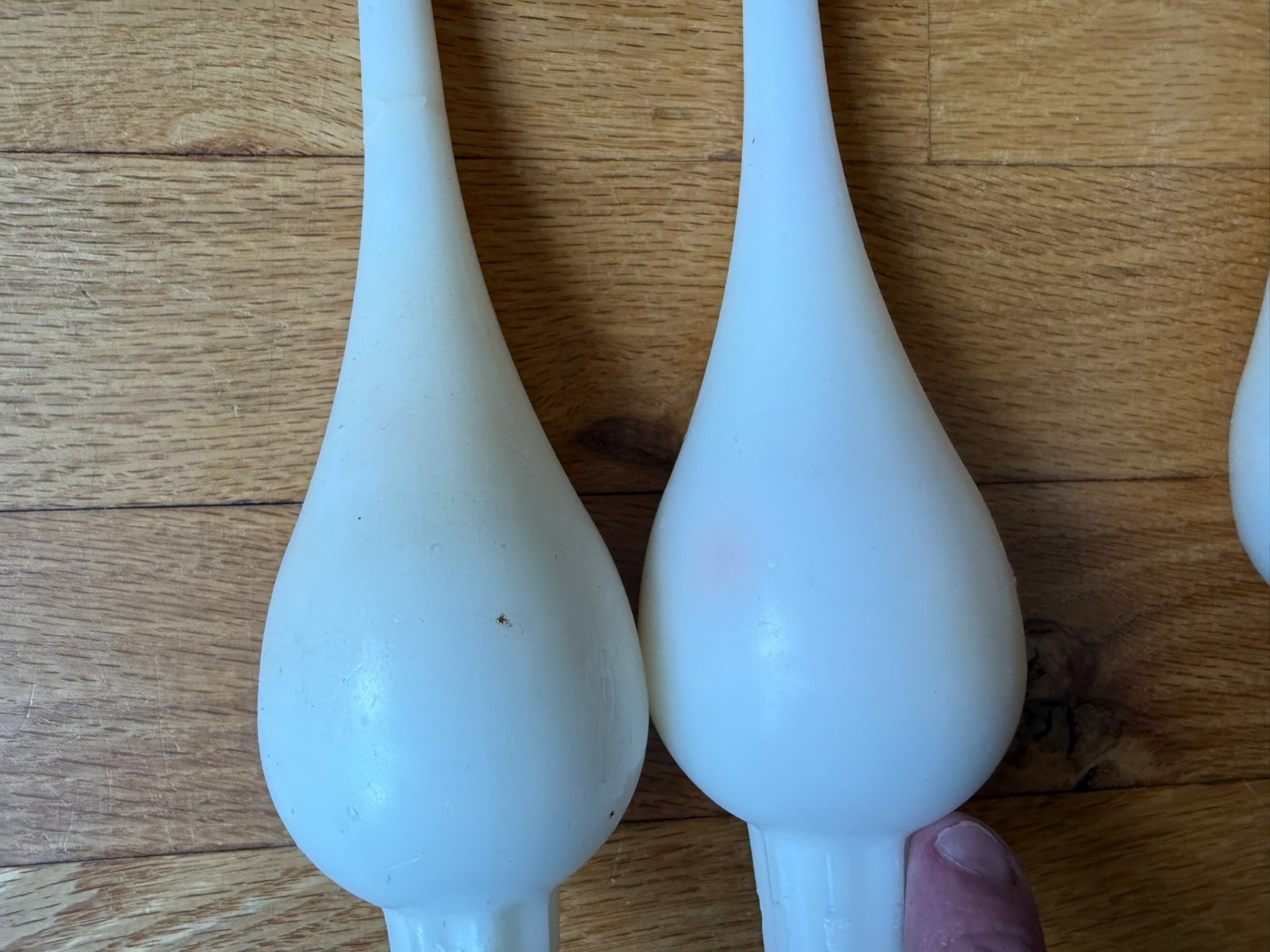 4 SWEDISH TEARDROP CANDLES – Large Size – 7.25 Inches – Scandinavian