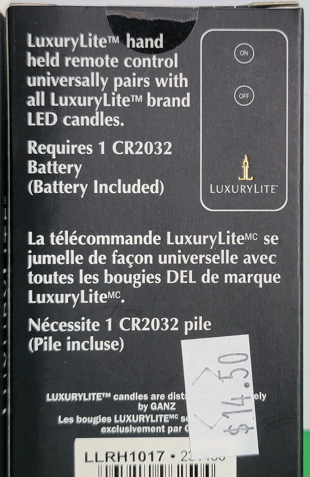 Lot Of 2 New Ganz Candle 2 Button Remote Controls With Battery – LLRH1017