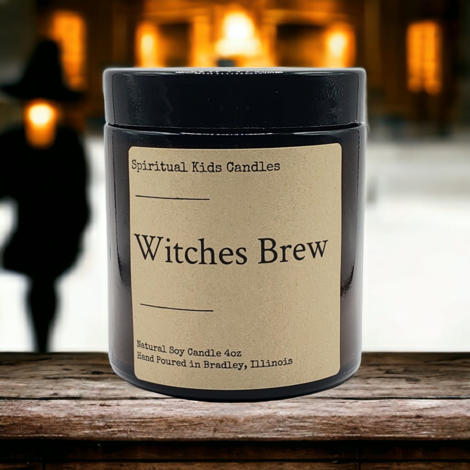Witches Brew Soy Candle 4oz 20-25 Hours Poured with All Natural Soy Wax