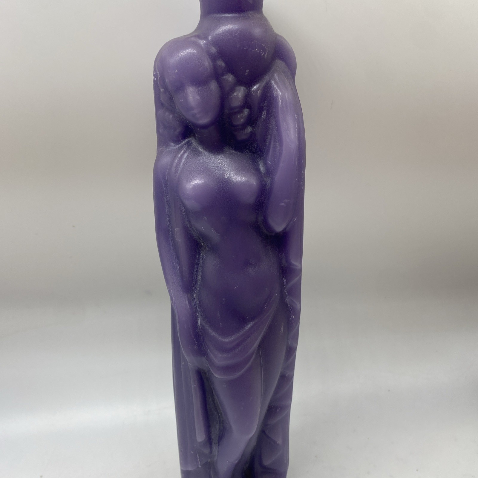 Art Deco Style Nude Woman Candle Lavender