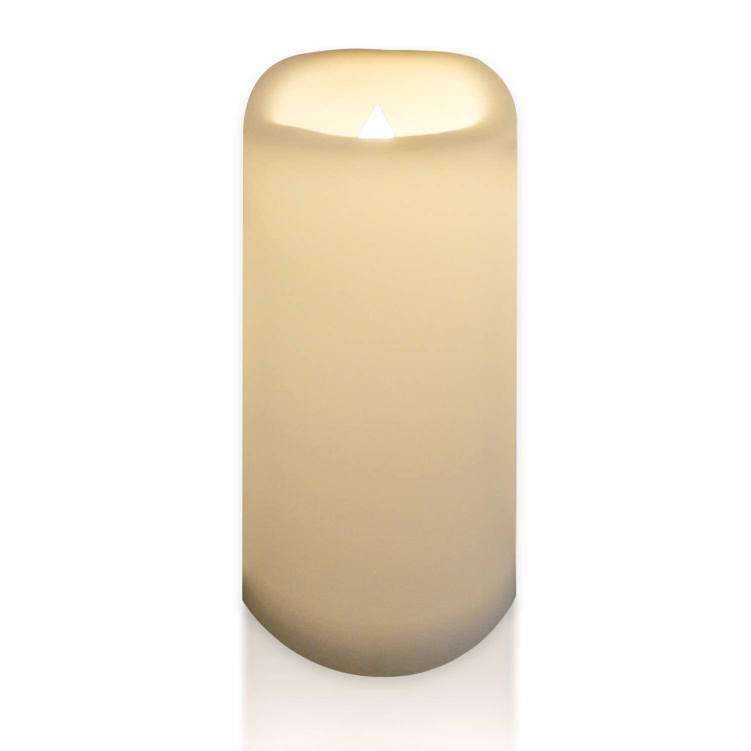 CANDLE CHOICE Waterproof 4 inches in diameter, 10 height, White