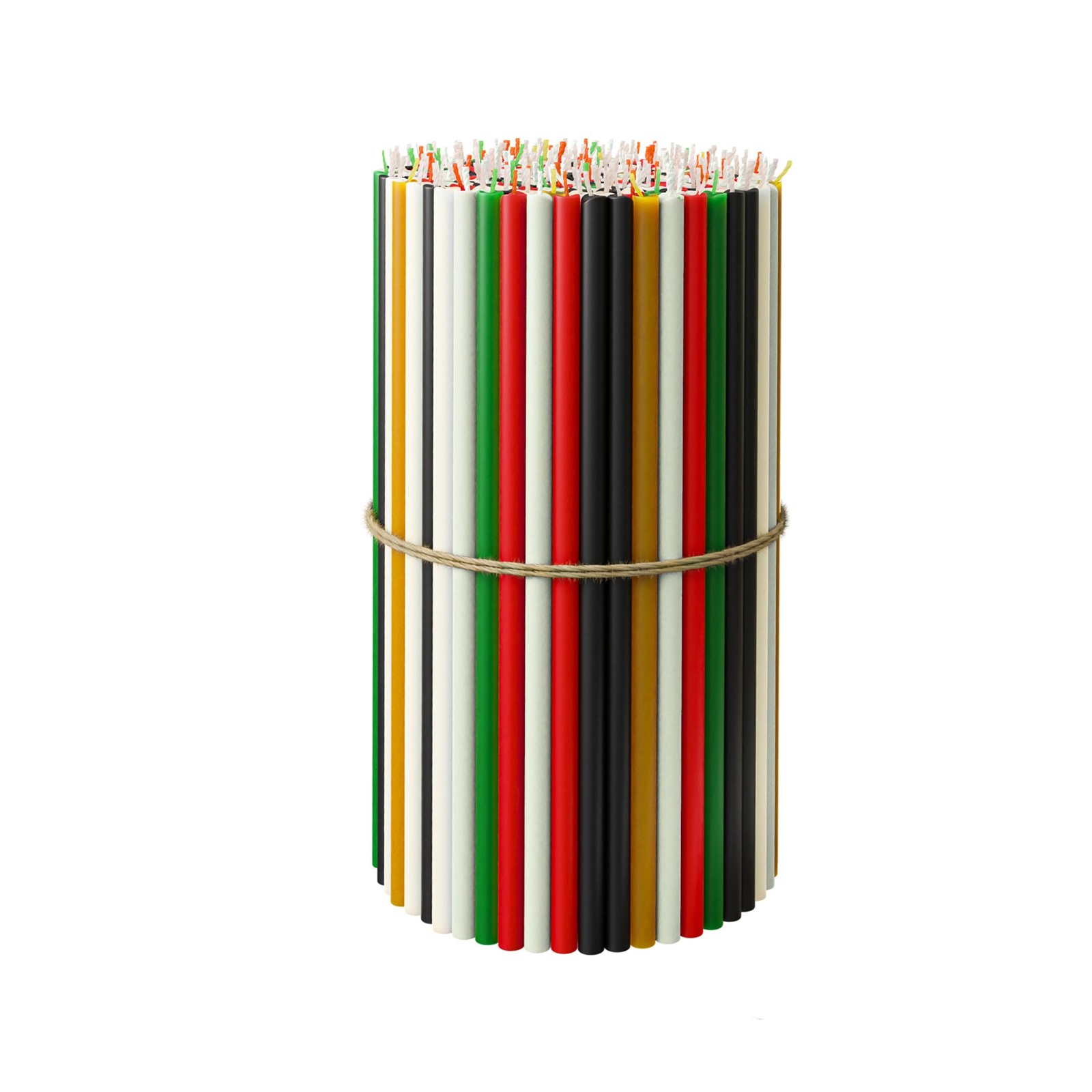 BlueBee Pure Beeswax Candles Bulk for Home – 50pcs Tall Thin Taper Candles, H…