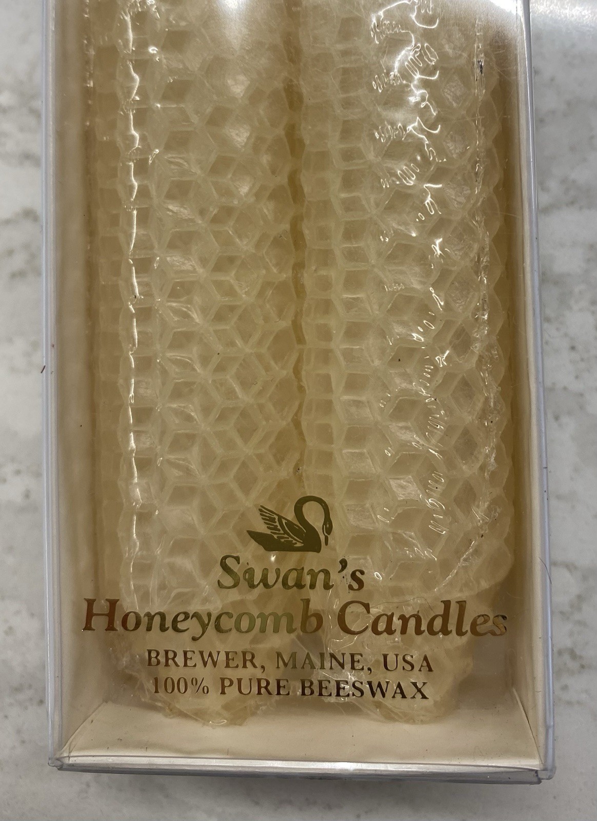 Taper Candle Sets Ivory- 1 Swan’s Honeycomb 9”, 3 Martha Stewart 10”, 2 Generic