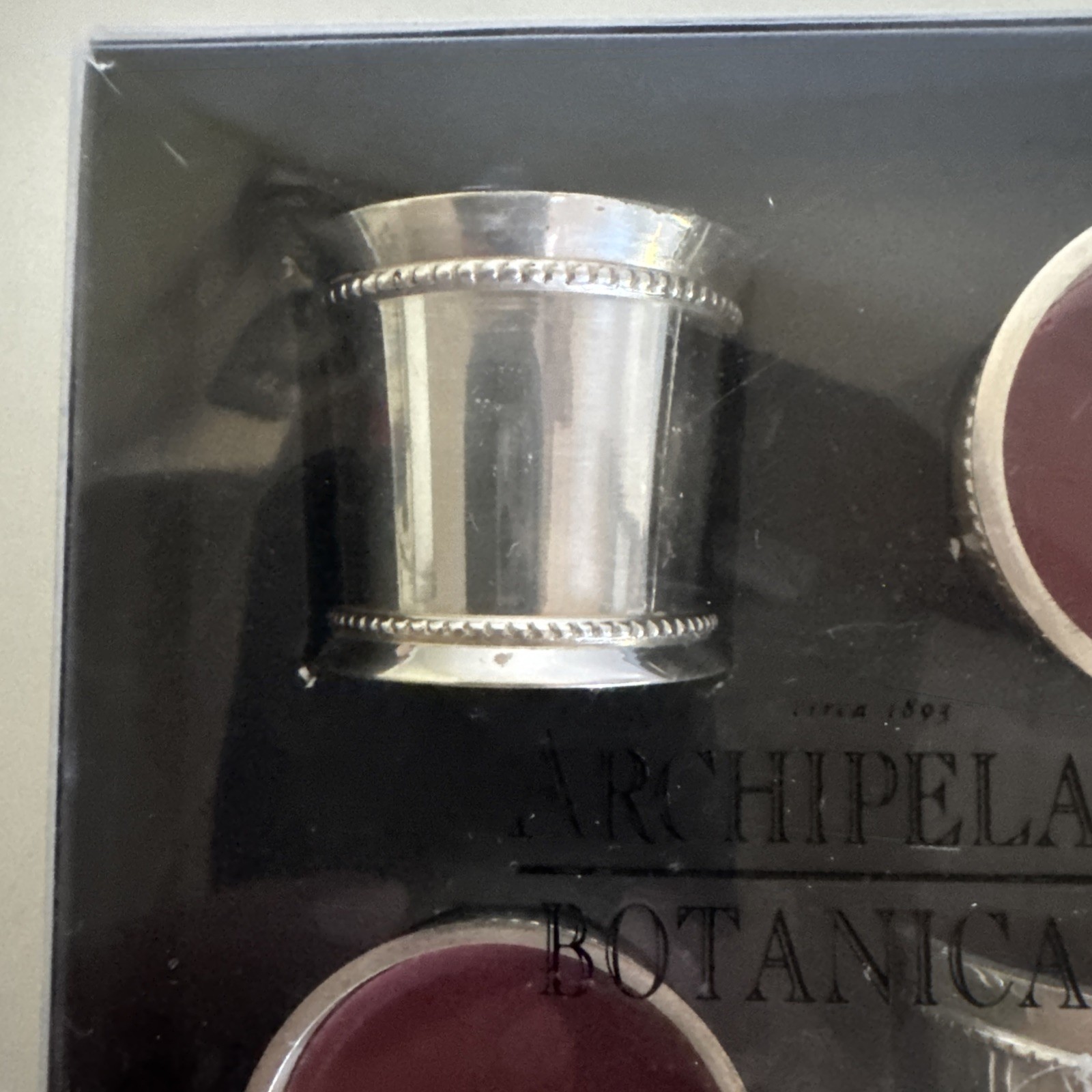 NOS VTG Archipelago Botanicals 4Pk MINI JULEP CUPS PARAMOUR Fragranced Candles
