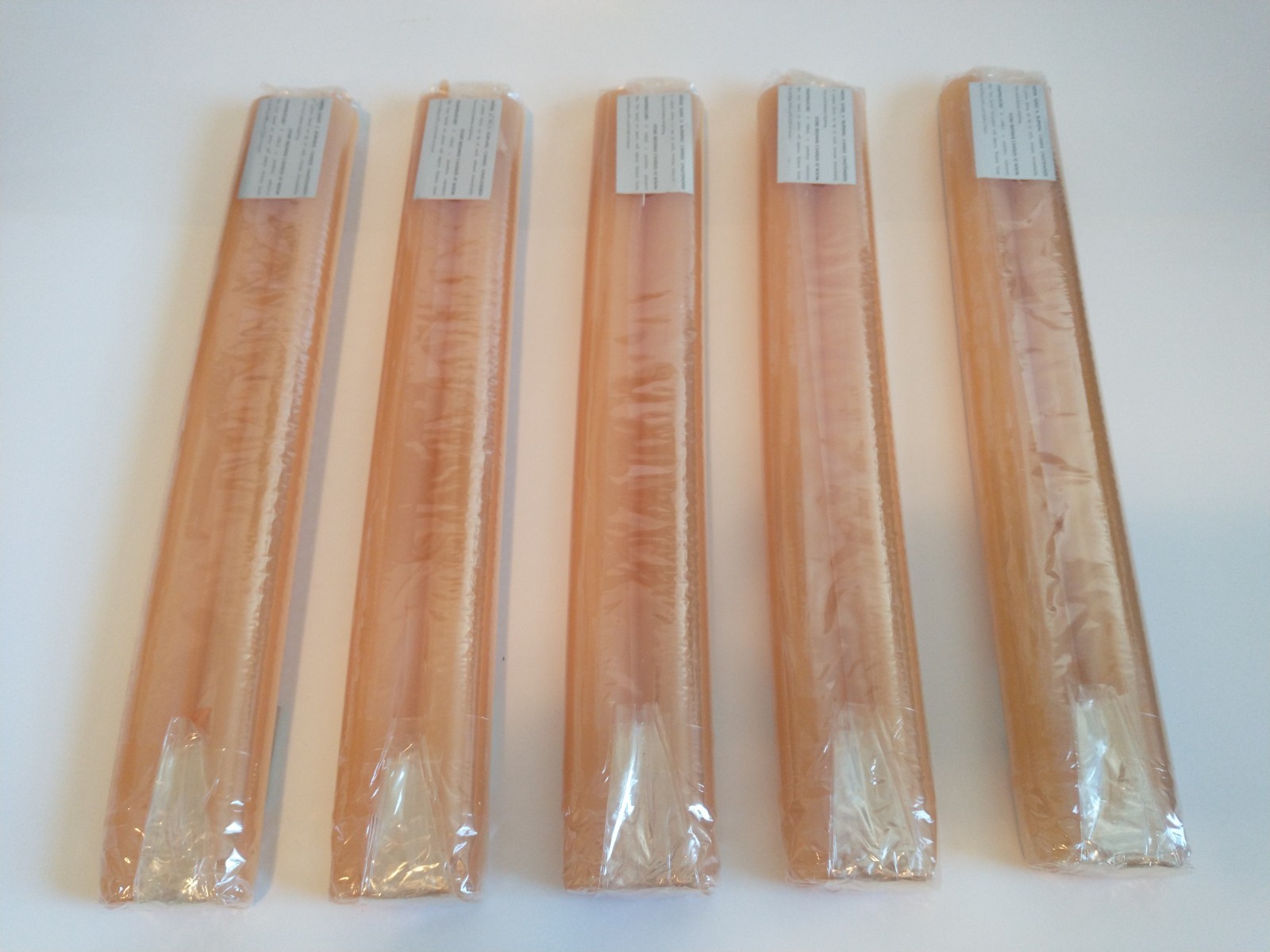 Vintage Del Mar Lot Of 10 100% Beeswax Candles Sealed 12″
