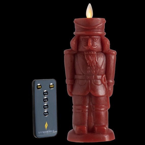 Luminara 8″ Flameless Nutcracker Figural