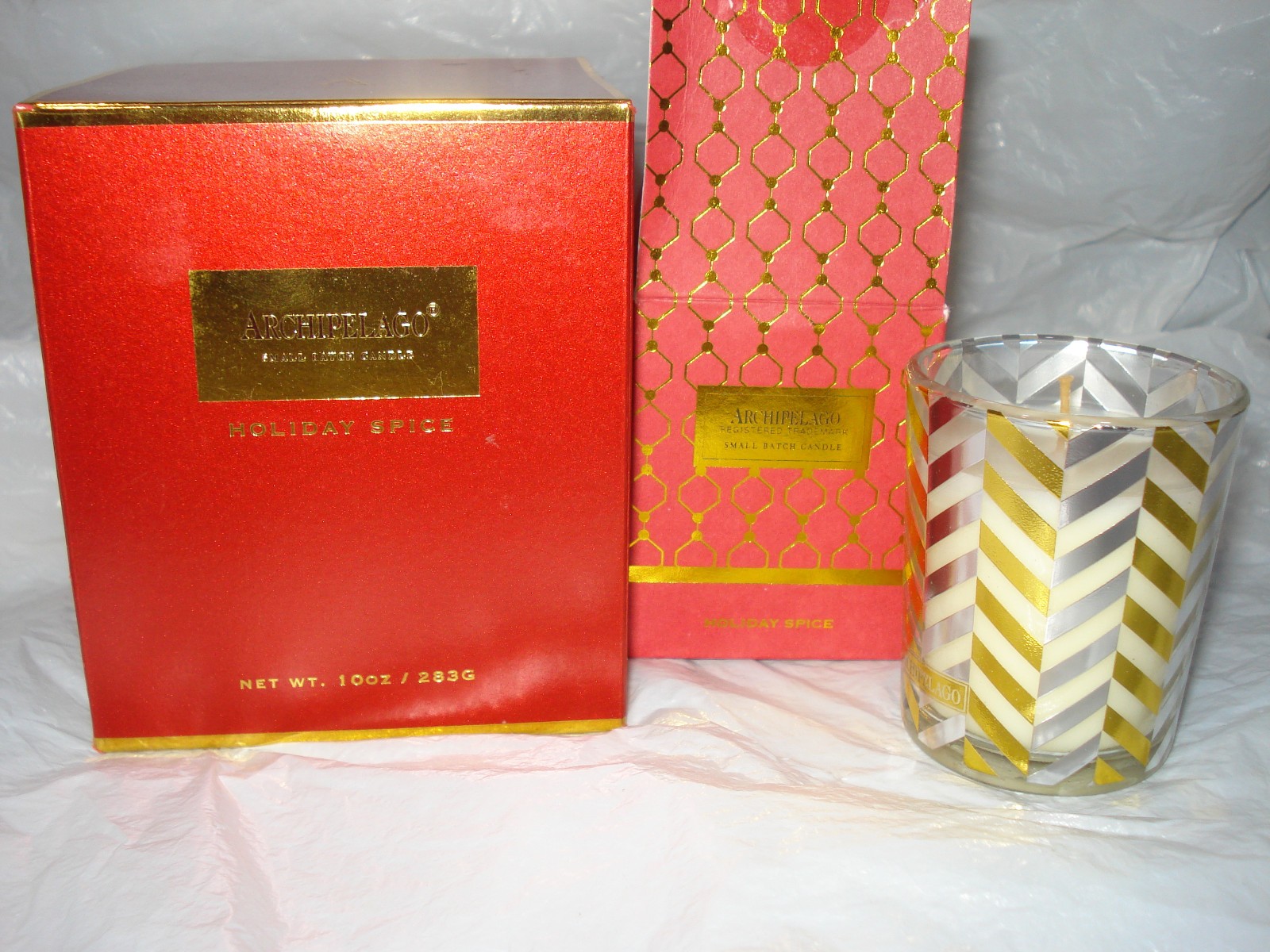 ARCHIPELAGO Small Batch Candle Holiday Spice 10 oz and 2 oz candles
