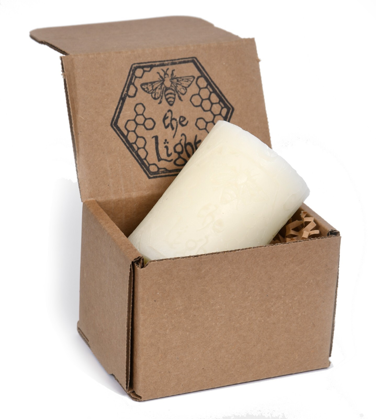 100% Pure Beeswax Pillar Candle, Unscented, Choose Your Color & Size BeeTheLight