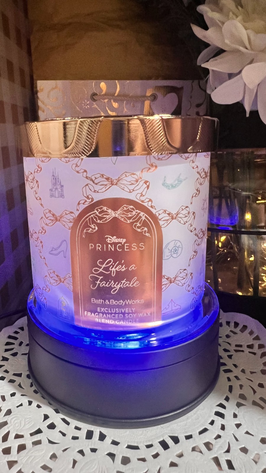 YOU CHOOSE DISNEY PRINCESS: Large 3~Wick Candle Bath & Body Works NEW