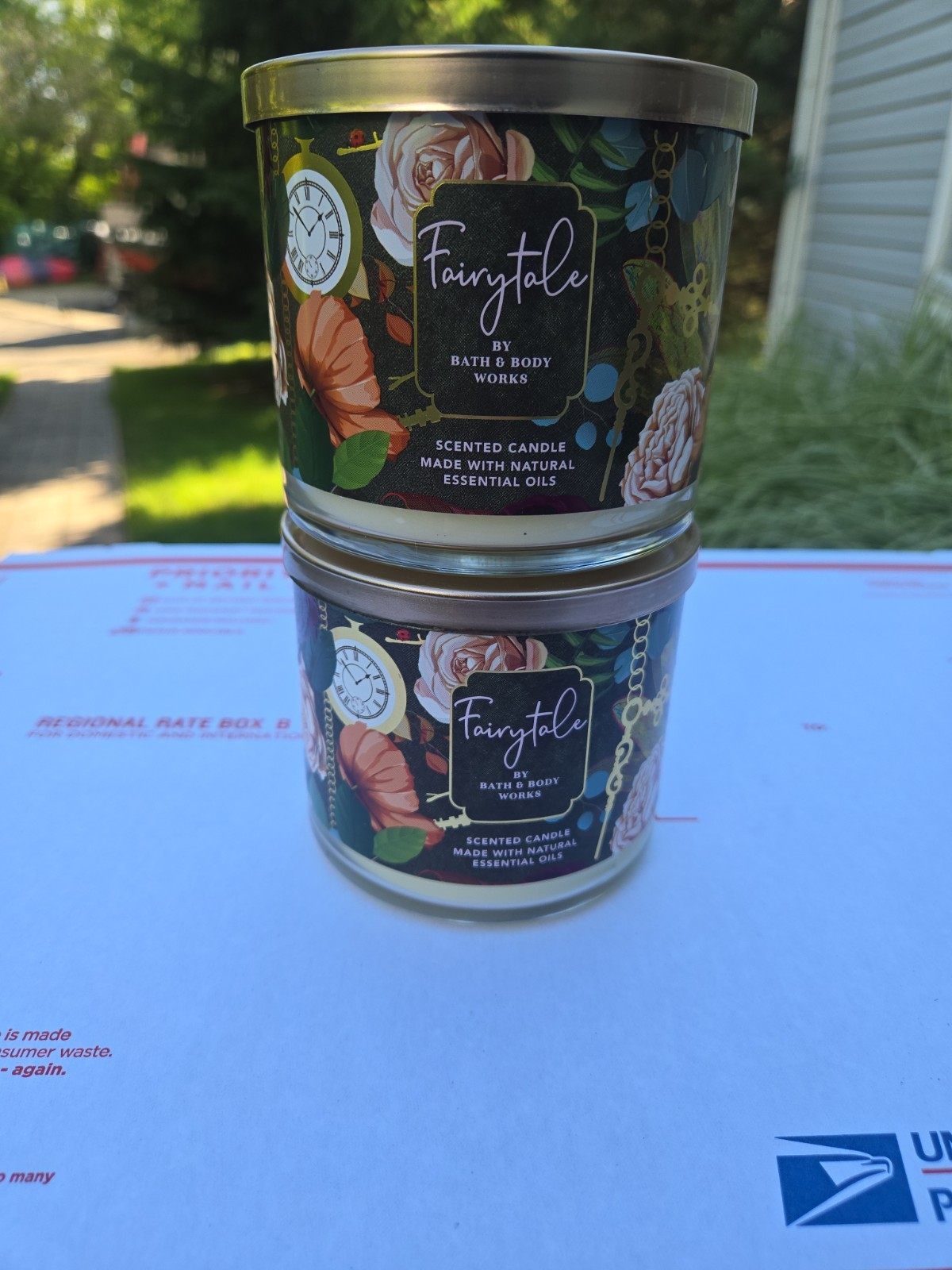 Lot Of 2-Bath & Body Works Fairytale Large 3-Wick 14.5 oz Candle New