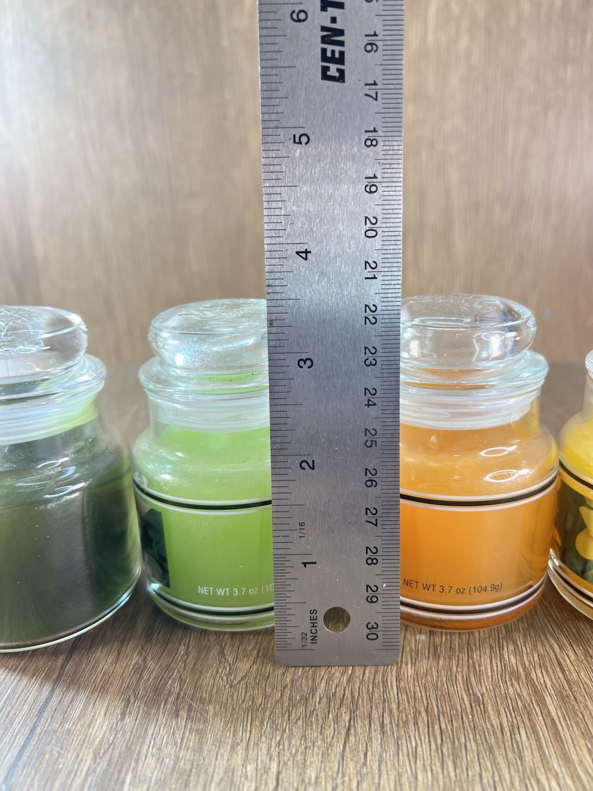 Vintage Yankee Candle Lot of 4, 3 Black Label Small Jars Rare Retired Scents