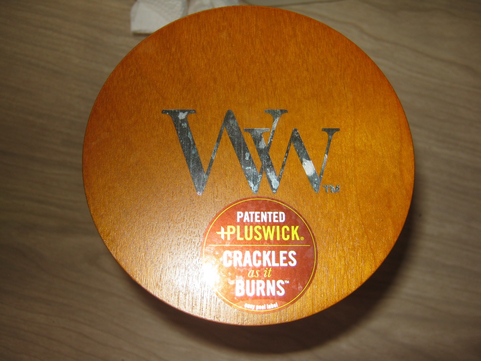 WoodWick – Tonka & Almond – Large Hourglass Jar Candle 21.5oz – New