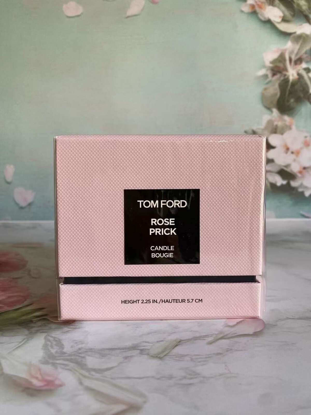 Tom Ford Rose Prick Candle Bougie – Brand New, Sealed in Box, Height 2.25″