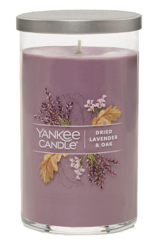 Yankee Candle Dried Lavender and Oak 14.25oz – cedar wood, vanilla, lavender