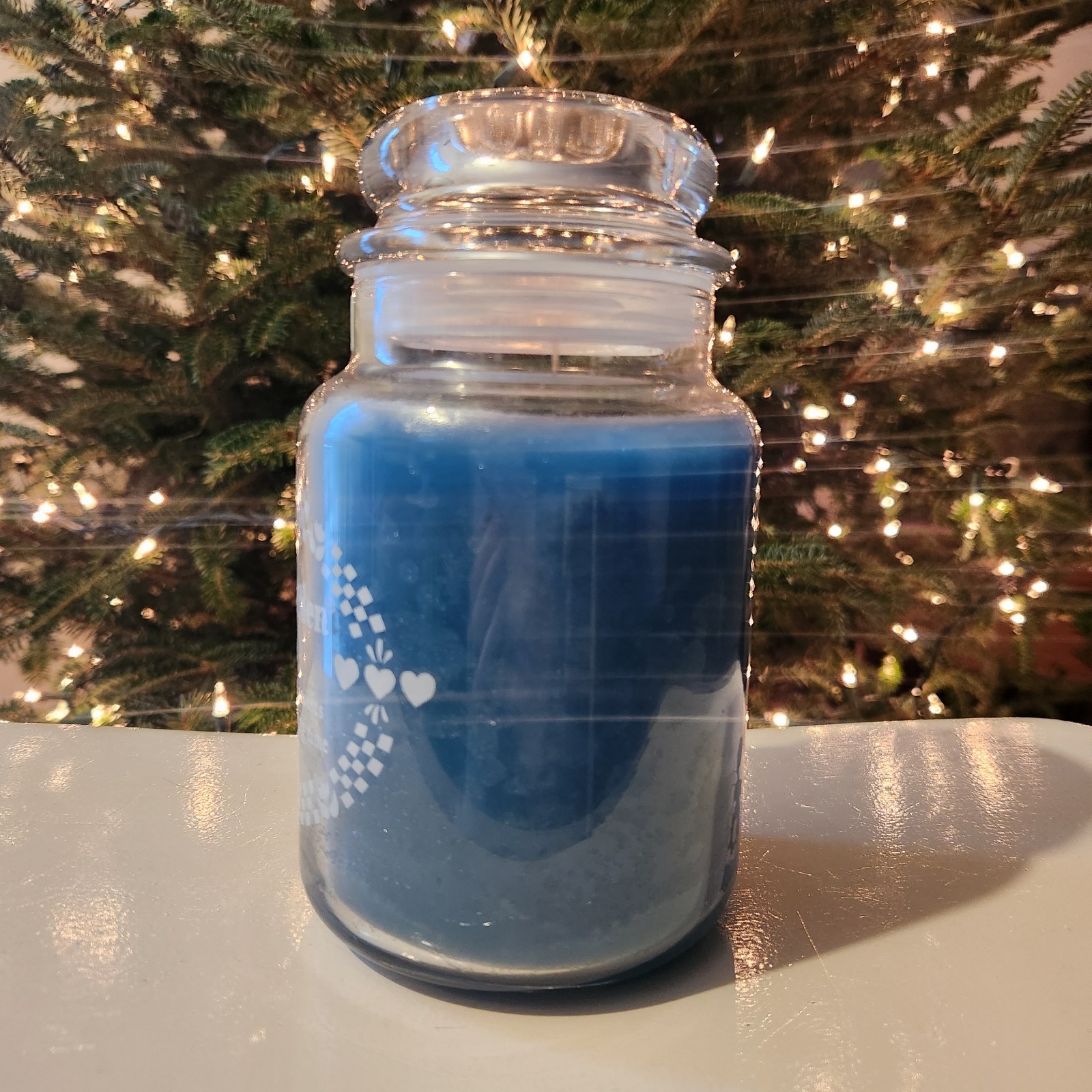 Vtg Yankee Country Kitchen Candle “Morning Mist” 22oz Large Jar *Retired* 1980’s