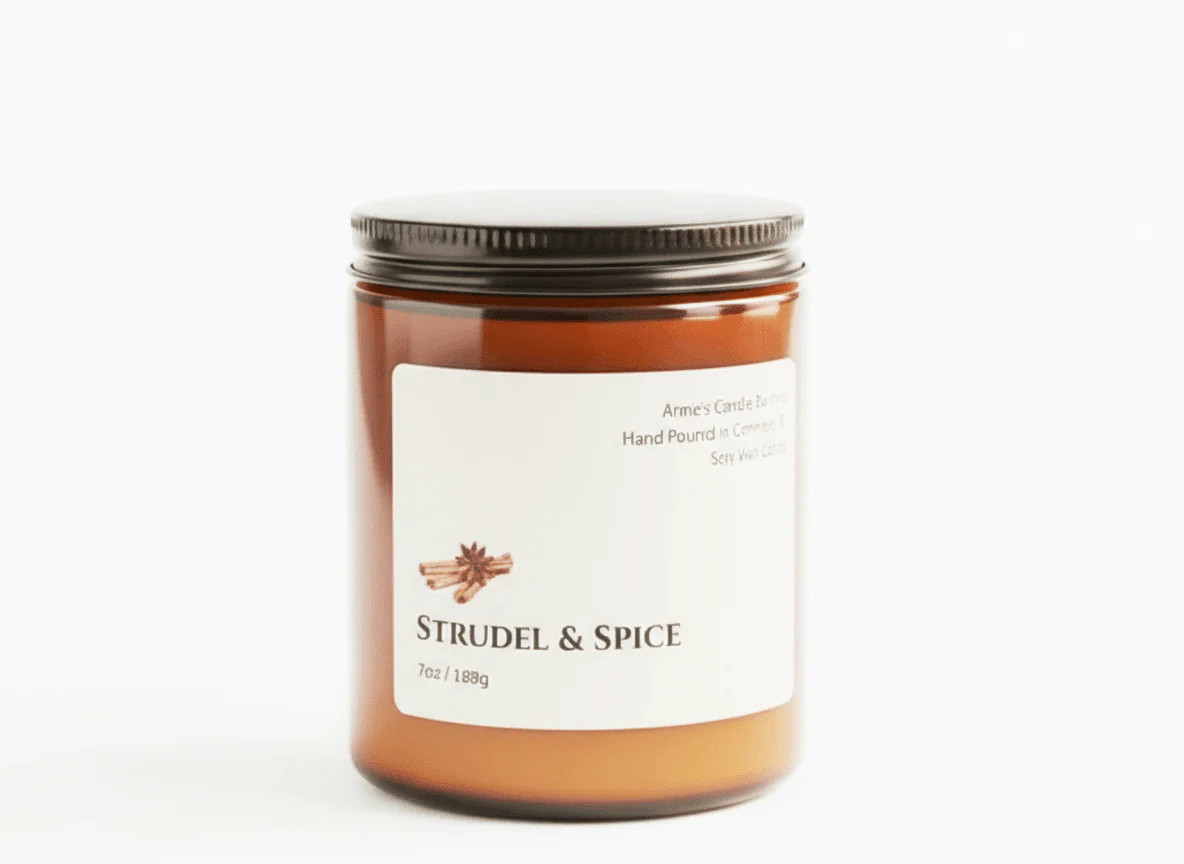 Strudal and Spice Candle