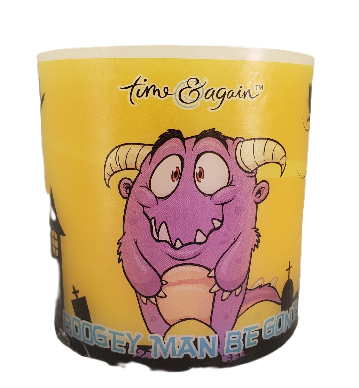 Monster Destroyer Childrens Bedroom LED Flameless Candle Bedtime Routine Helper