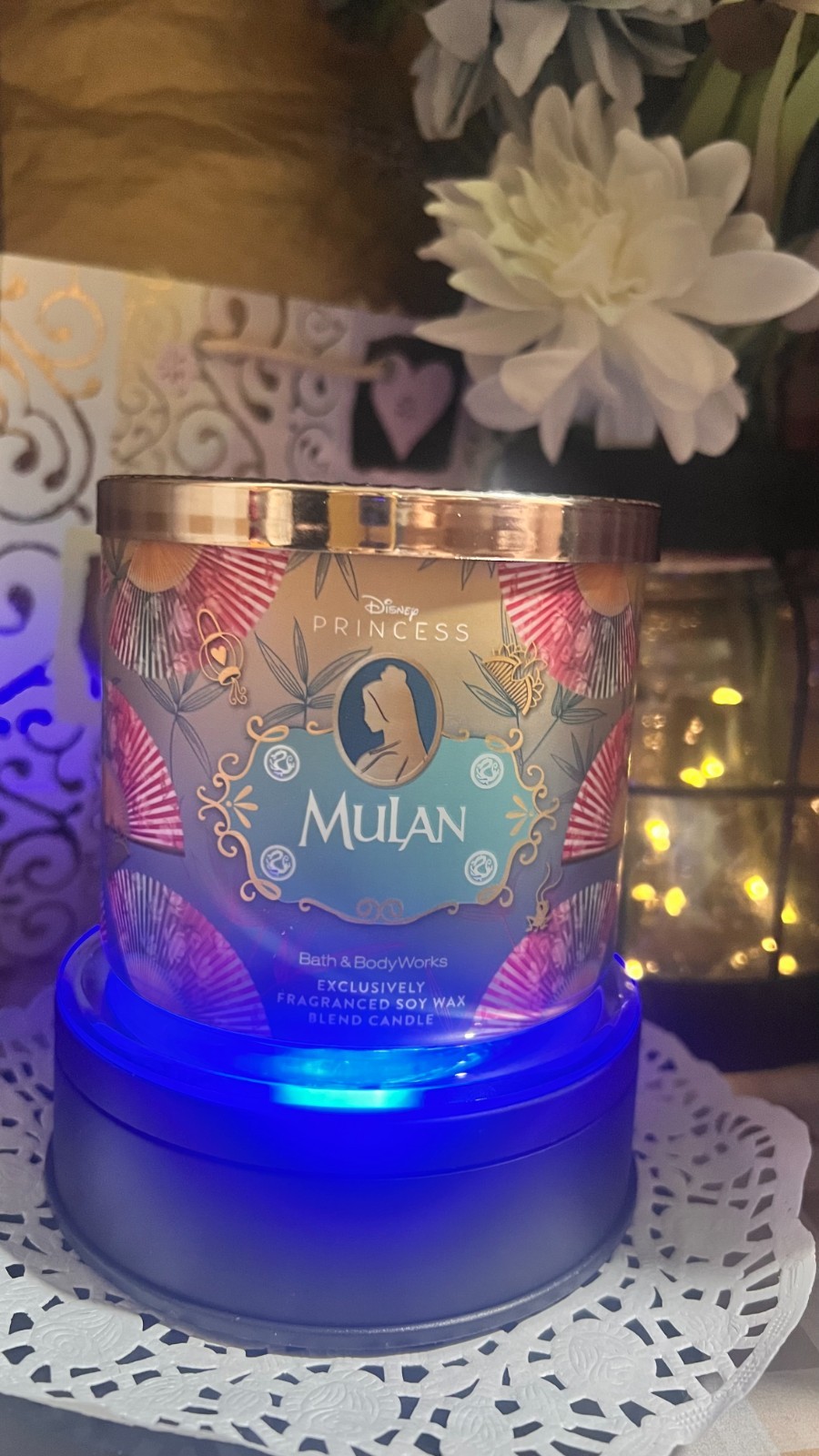 YOU CHOOSE DISNEY PRINCESS: Large 3~Wick Candle Bath & Body Works NEW