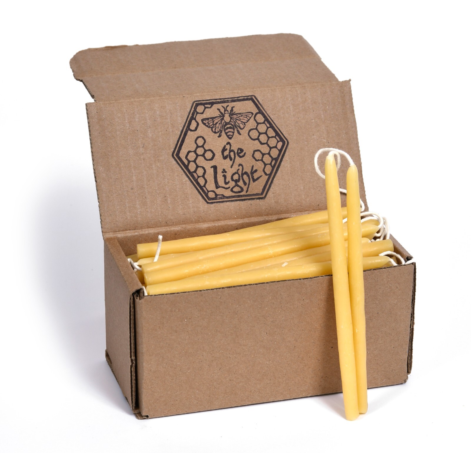 100% Pure Beeswax Dipped Hanukkah, Orthodox Church or Birthday Candles, 8″ or 6″