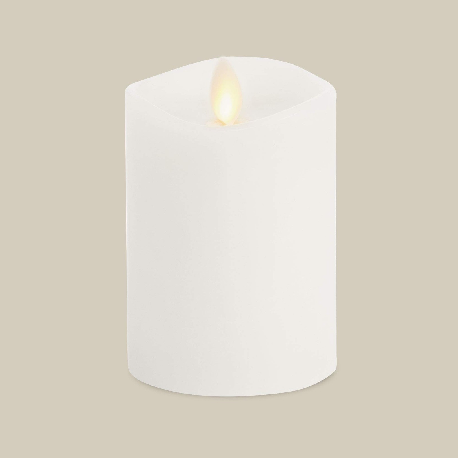Luminara Flameless Pillar Candle, Small (4.5 inches, Unscented)
