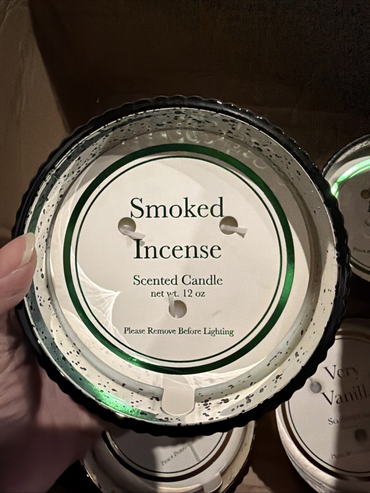 Set Of 4 X 12 Oz Scented Candle | Triple Wick – Very Vanilla & Smoked Incense