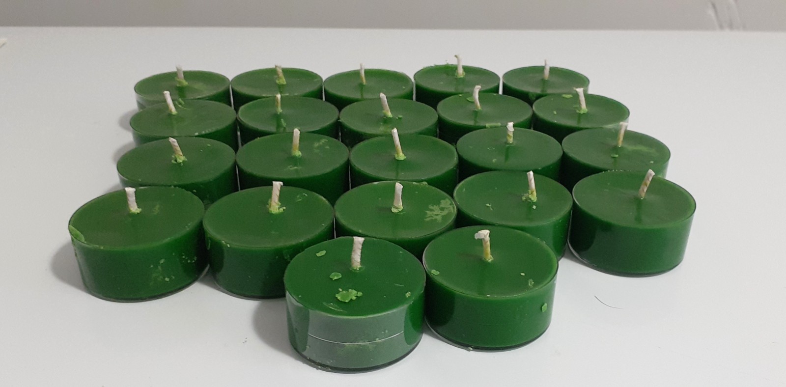 25 TEA LIGHTS PINE FOREST HIGHLY SCENTED HANDMADE SOY WAX