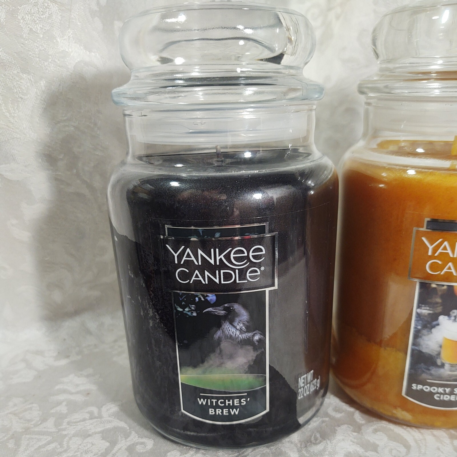 Yankee Candle Witches Brew & Spooky Spider Cider Large Jars – NEW