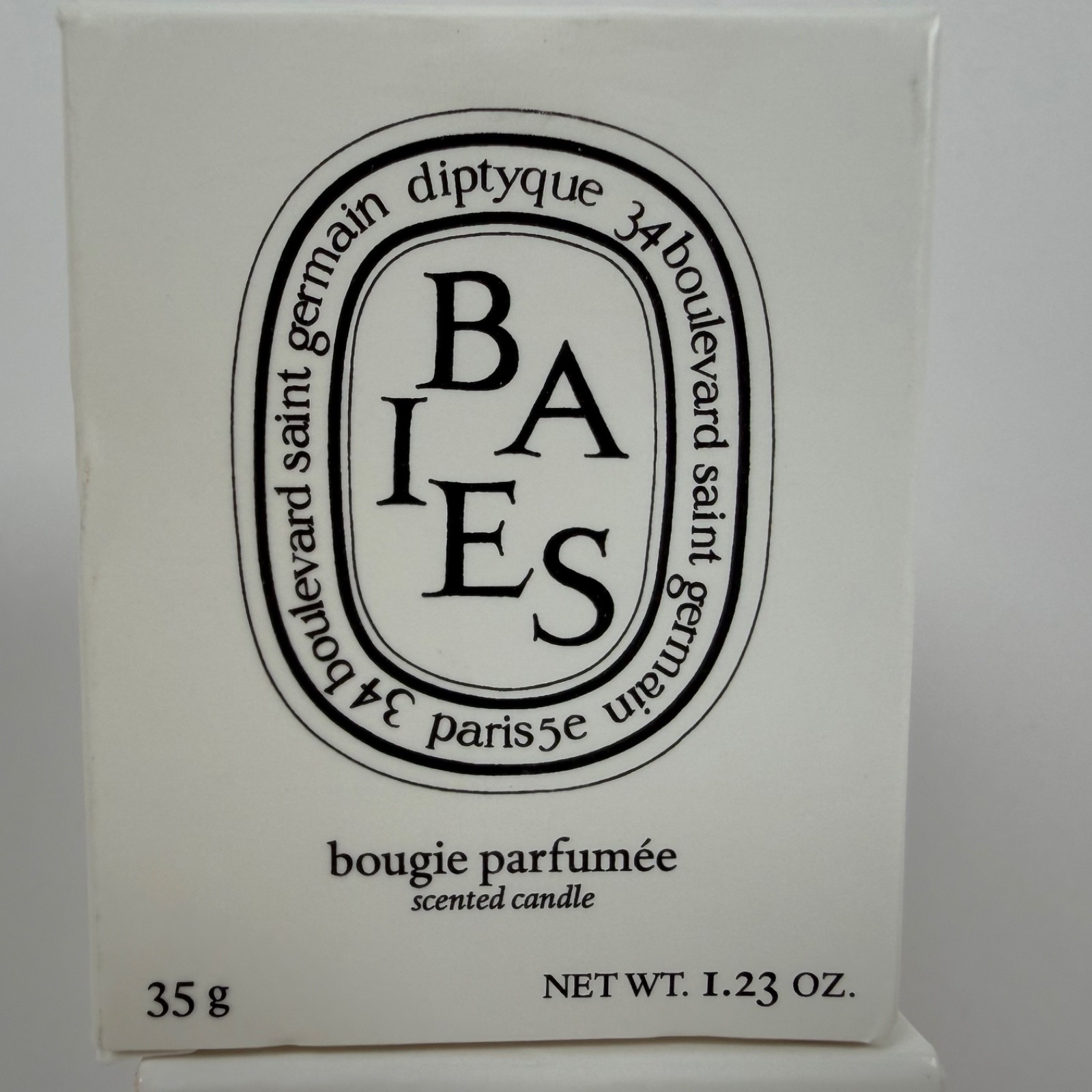 Diptyque Mini Candle Set of 3 Baies, Tubereuse, Roses 35g Each New Unburned