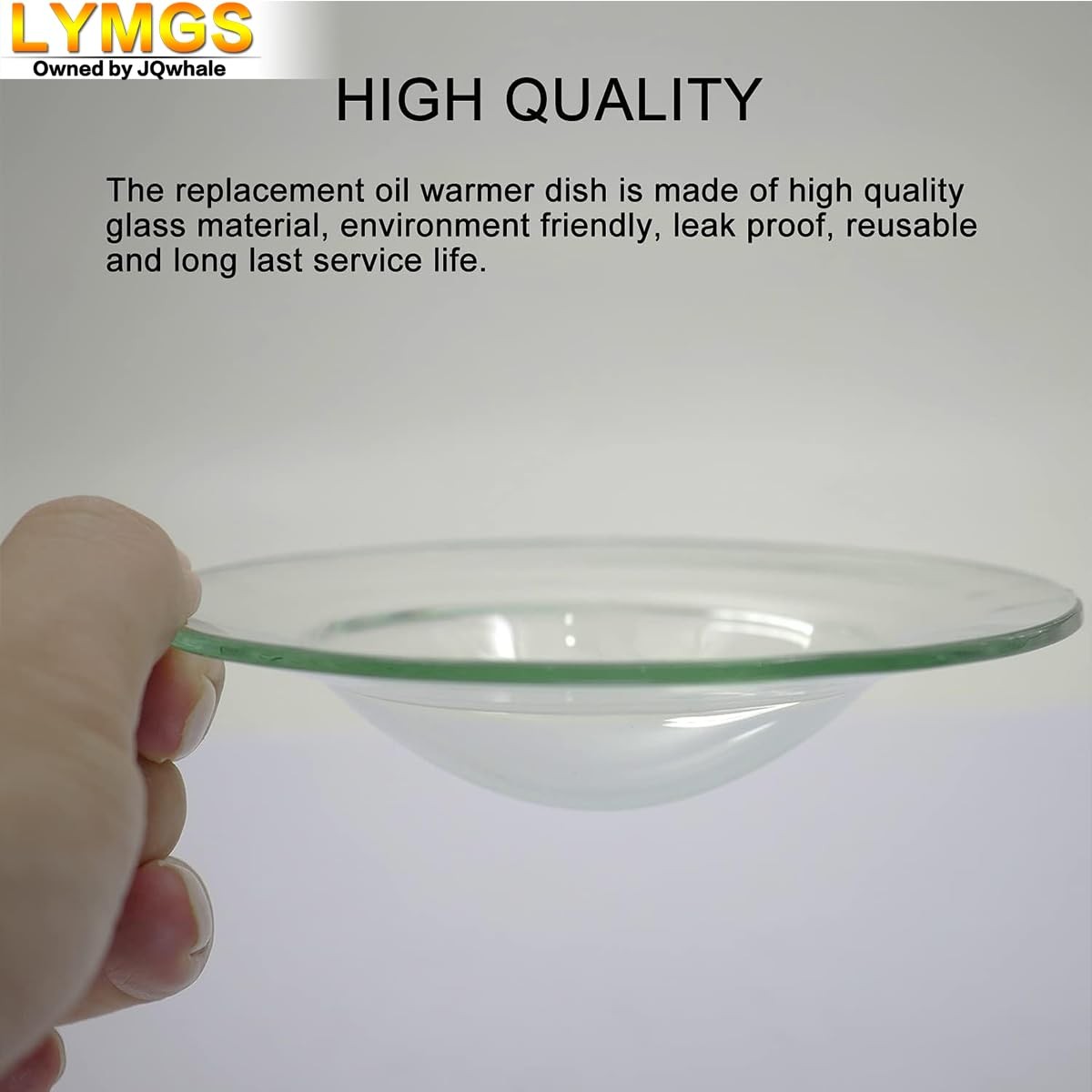 4.5″ Replacement Oil Warmer Dish, 115mm Wax Melt Warmer Liner Round Glass