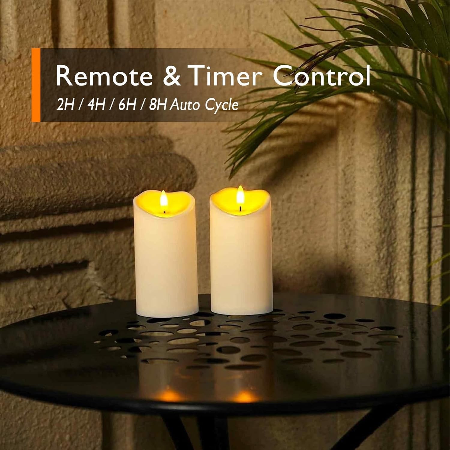 Weather-Resistant LED Candles with Remote Timer – Perfect for Indoor/Outdoor Use