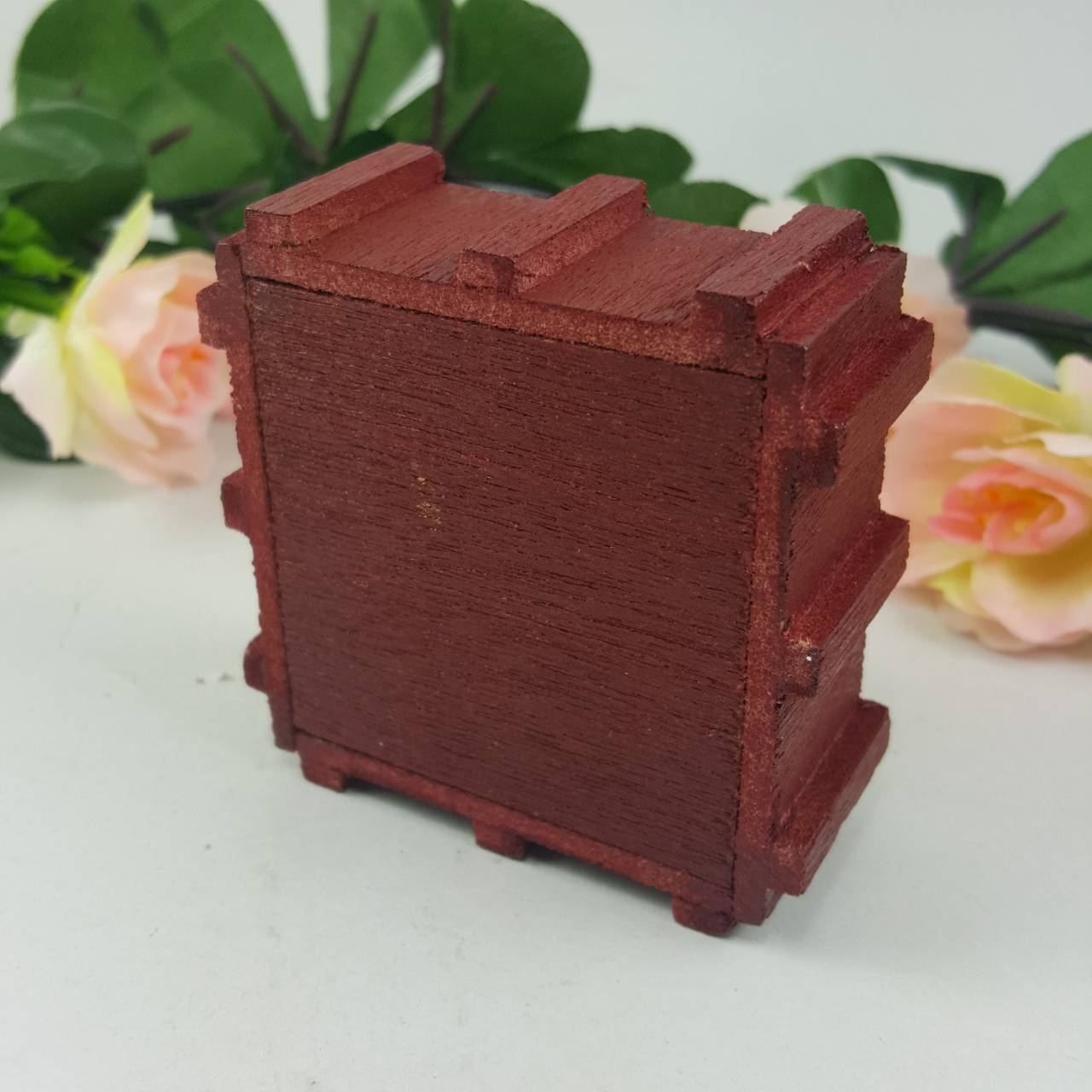 Thai Handmade gift sets souvenirs pigs color gold silver candle wood 1 PCbox