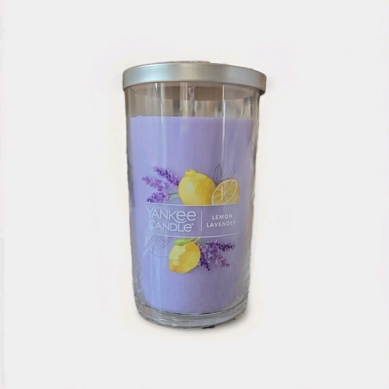 Yankee Candle Lemon Lavender Signature Medium Pillar Candle 14.25oz