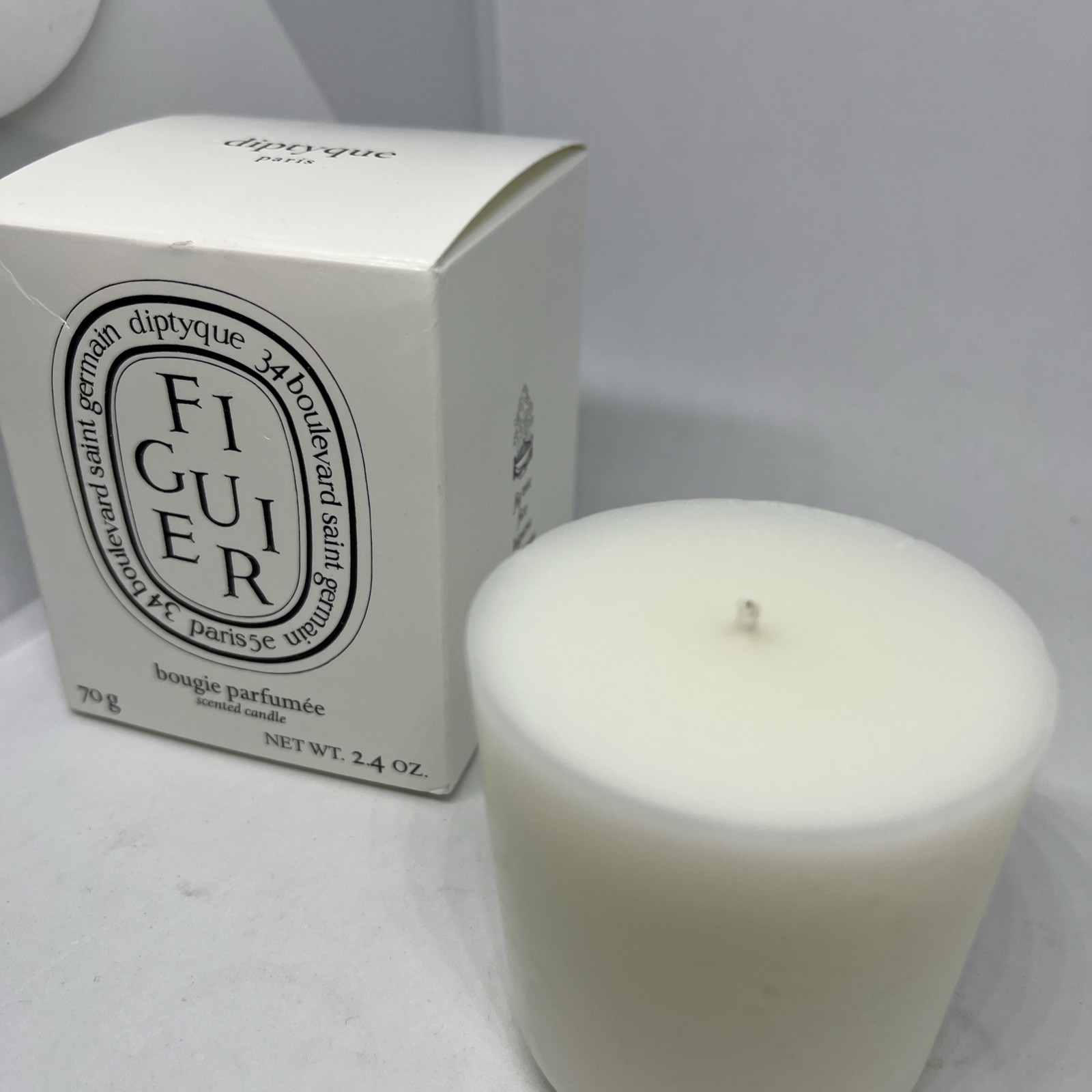 Diptyque Figuier Scented Candle 2.4oz *Wax Only *