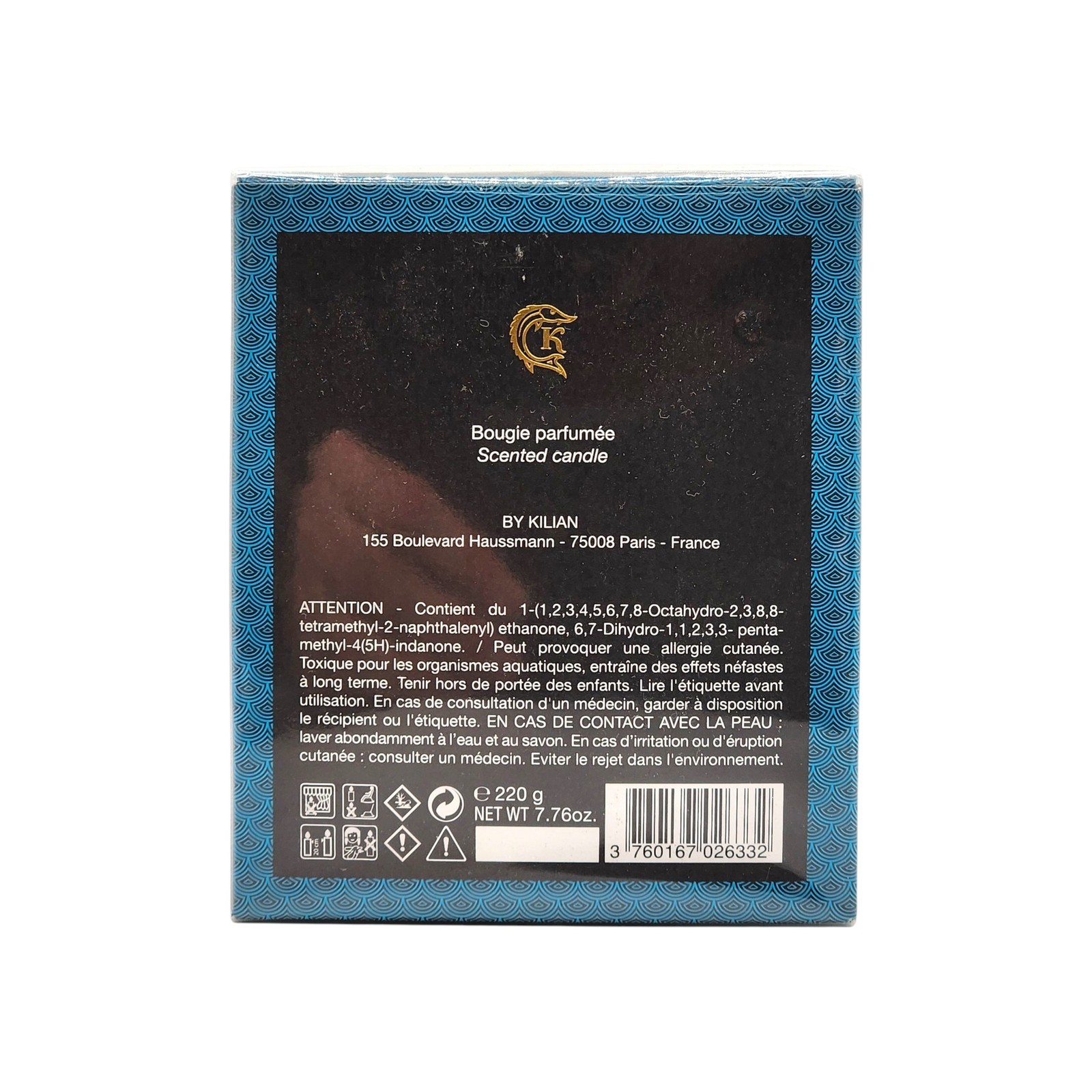 Kilian Kaspia Paris 1927 Scented Candle 220g 7.76oz – New & Sealed