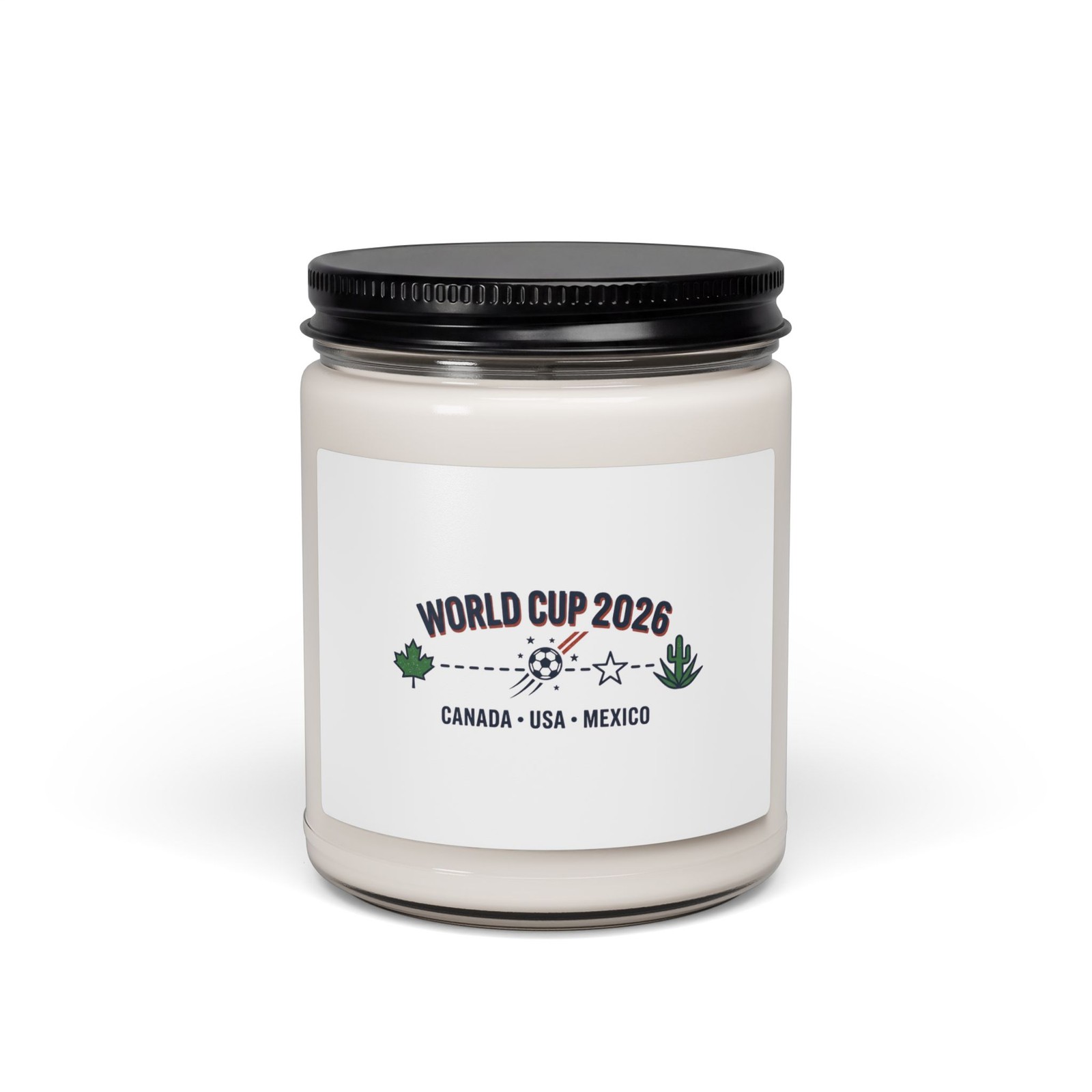 USA Canada Mexico Soccer Pride Candle | Retro Soccer Fan Souvenir