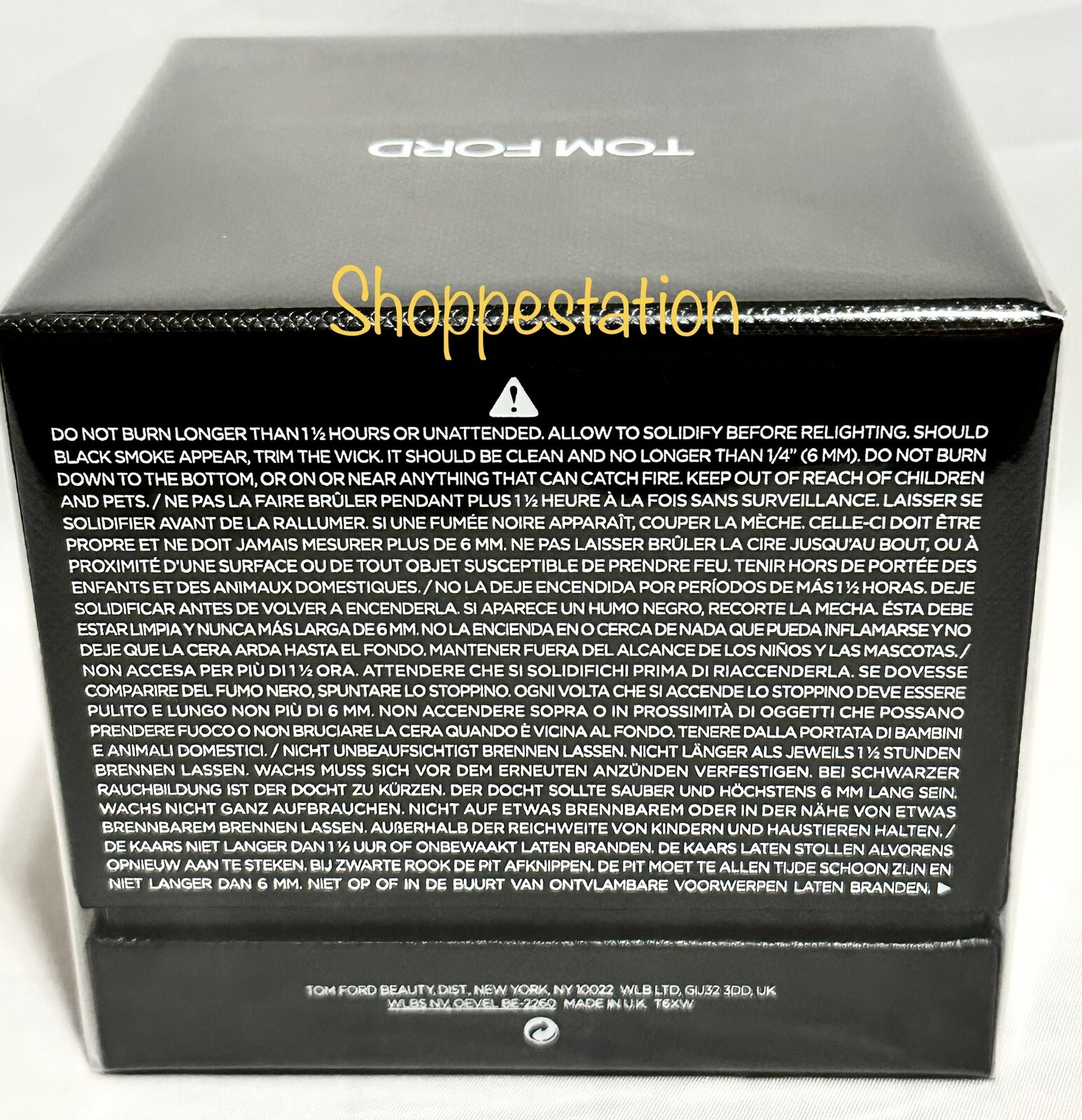 Tom Ford…FUCKING FABULOUS Perfume Candle 2.25 Inches / 5.7cm New & Sealed In Box