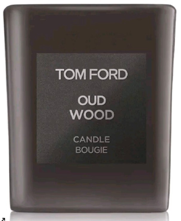 Tom Ford Oud Wood Candle Full Size 2.25 in / 5.7 cm New Sealed
