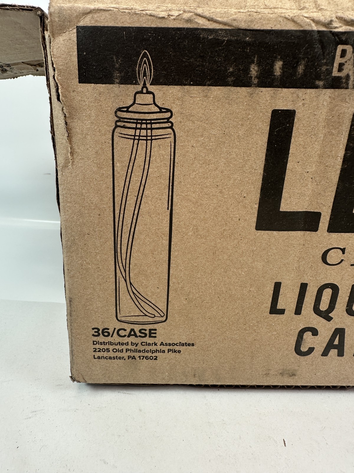 LEOLA 29 Hour Liquid Wax Candles Clear Disposable Paraffin Lamp Fuel Case of 36