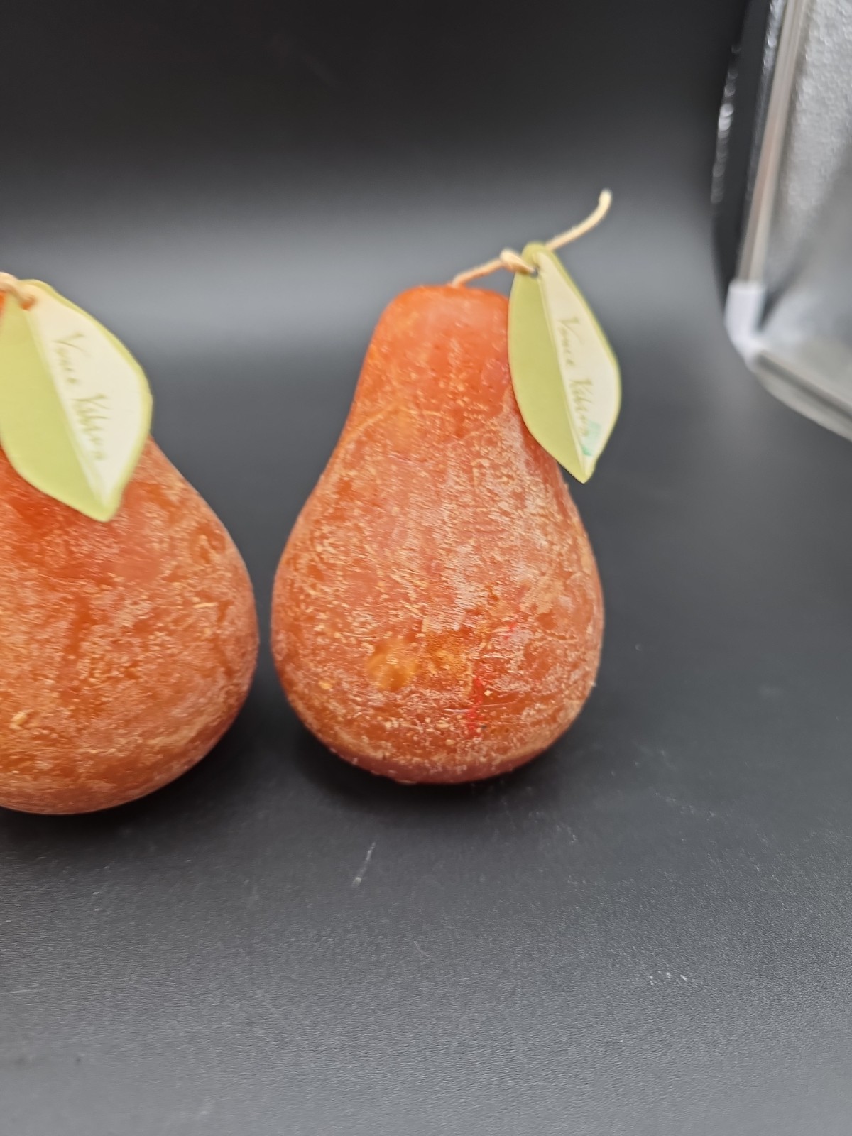 Vance Kitira Pear Candles Set of 5 Decorative Unused Tags Rustic Home Decor