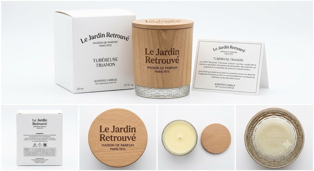 Le Jardin Retrouvé Tubéreuse Trianon Scented Candle 6 oz 170g New in Box