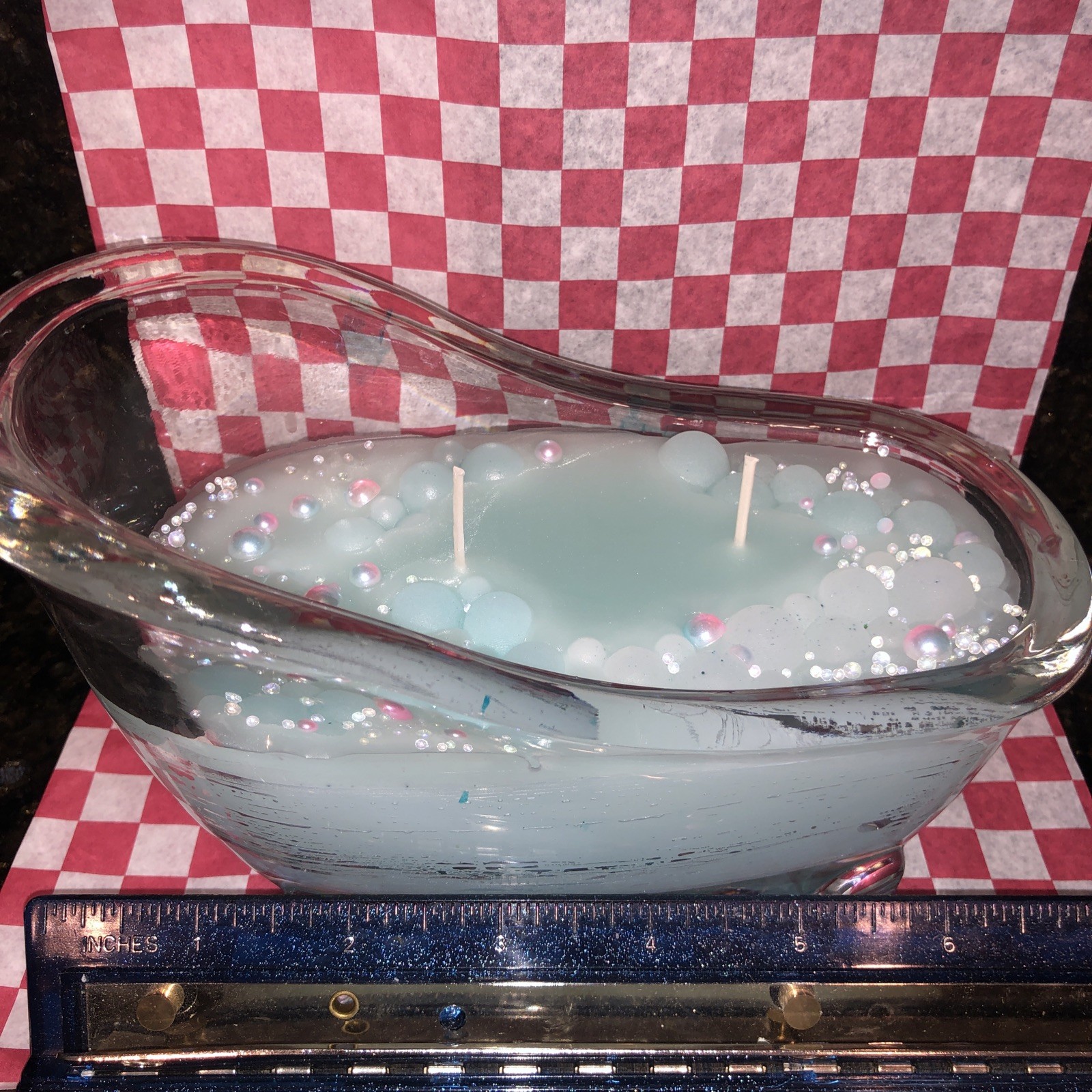 Handmade Candle Scented “Warmth” Bubble Bath Bathtub Bubbles Bathroom