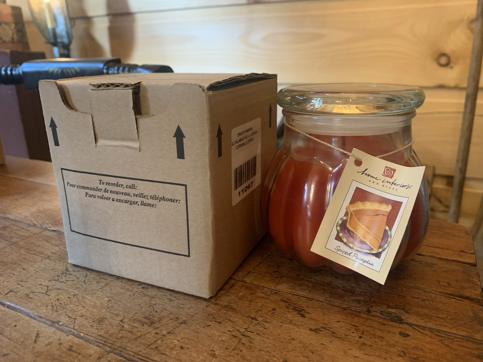 Home Interiors Spiced Pumpkin 15 1/2 OZ New In Box