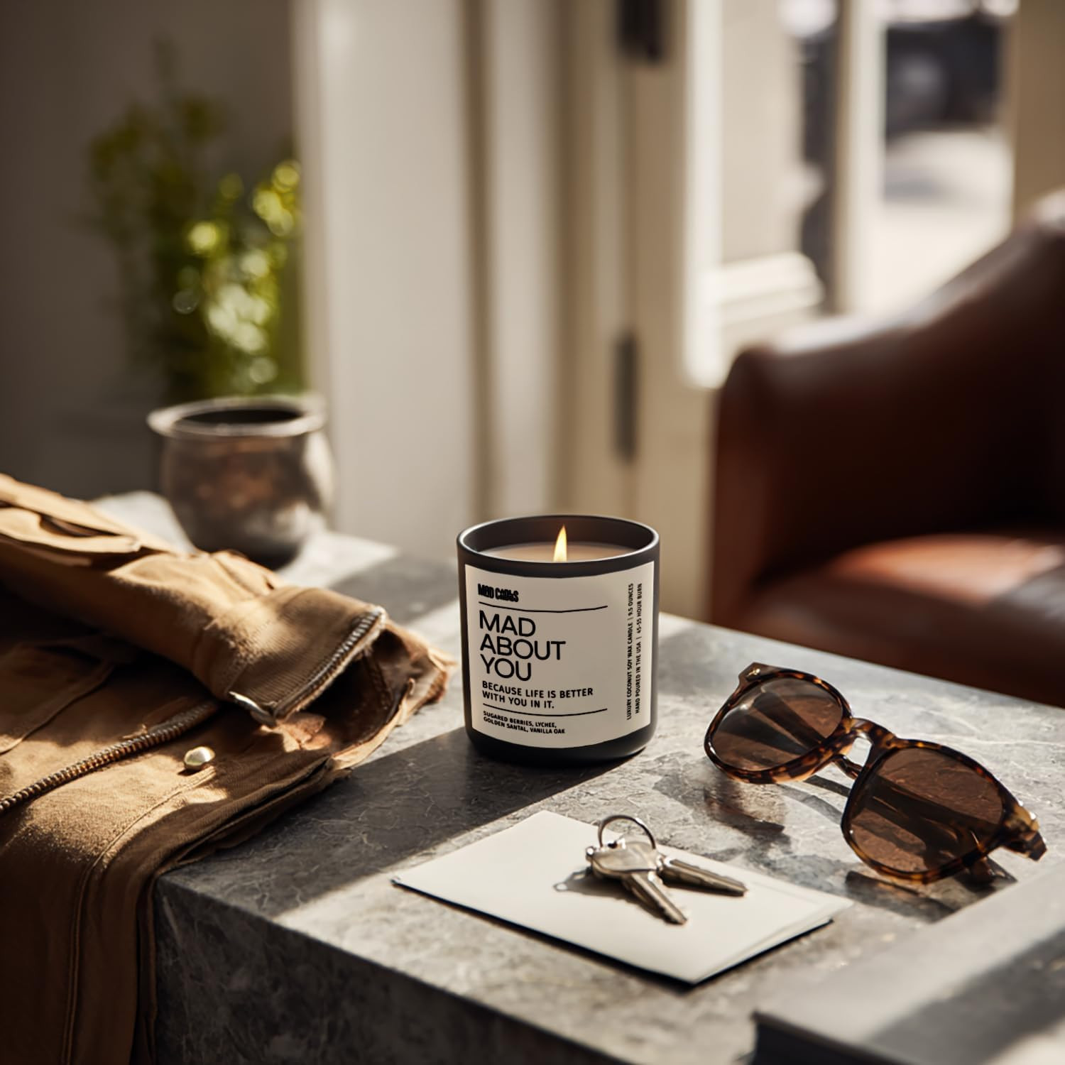 – Mad about You | Luxury Scented Candle for Bedroom & Living Room Décor | 9.5Oz
