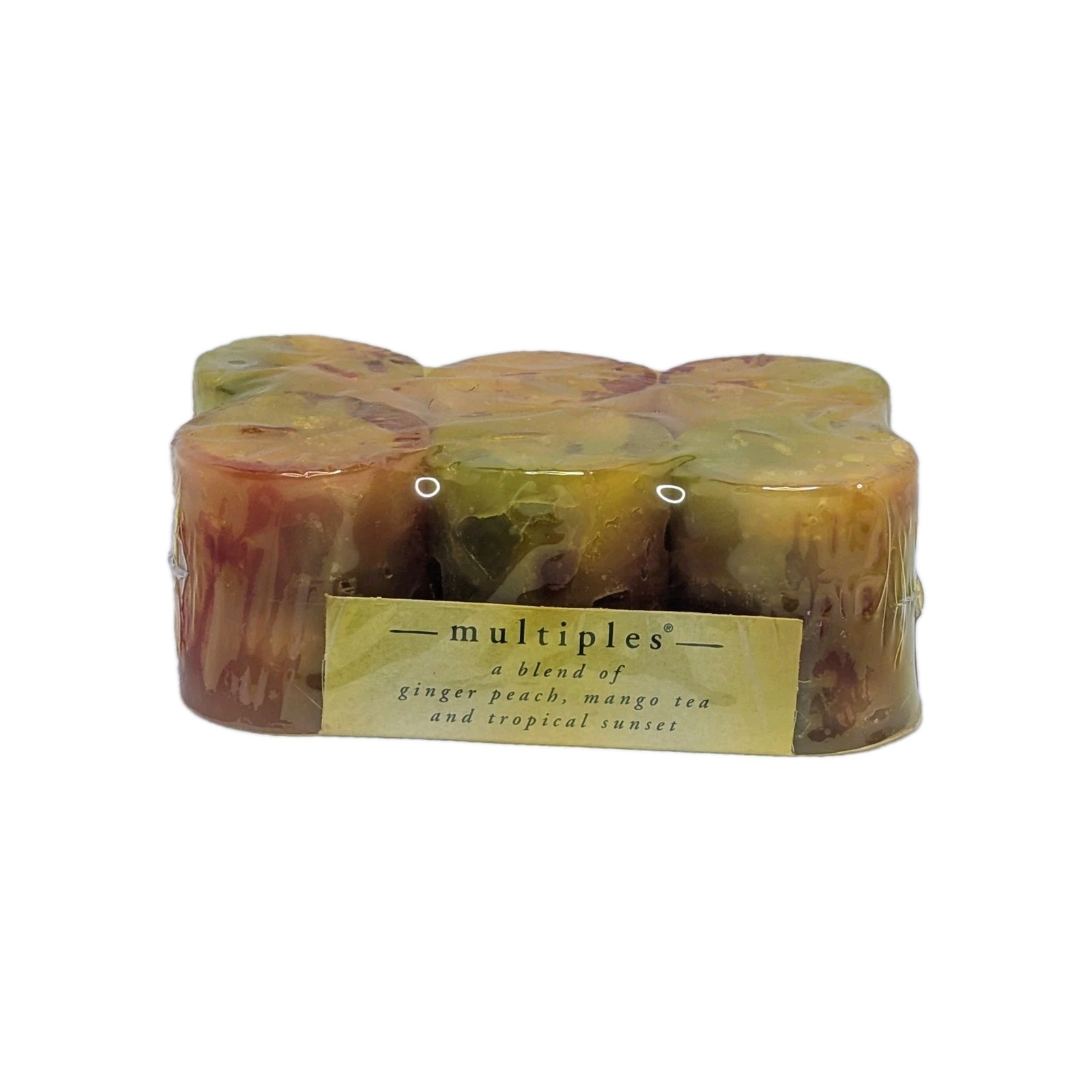 Pier 1 Imports 6 Pk Scented Votive Candles Ginger, Peach, Mango Tea… NEW