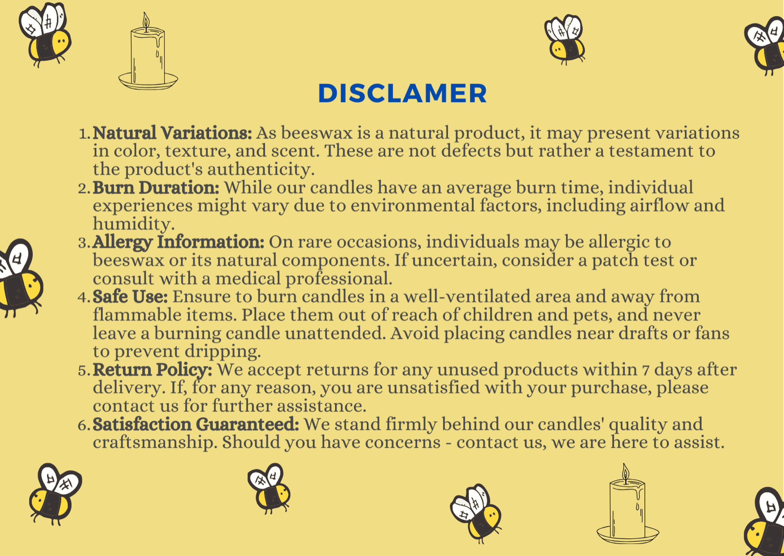 100% Beeswax Thin Taper Ritual Candles – 7.5″ x 0.2″, Multi-Color Options