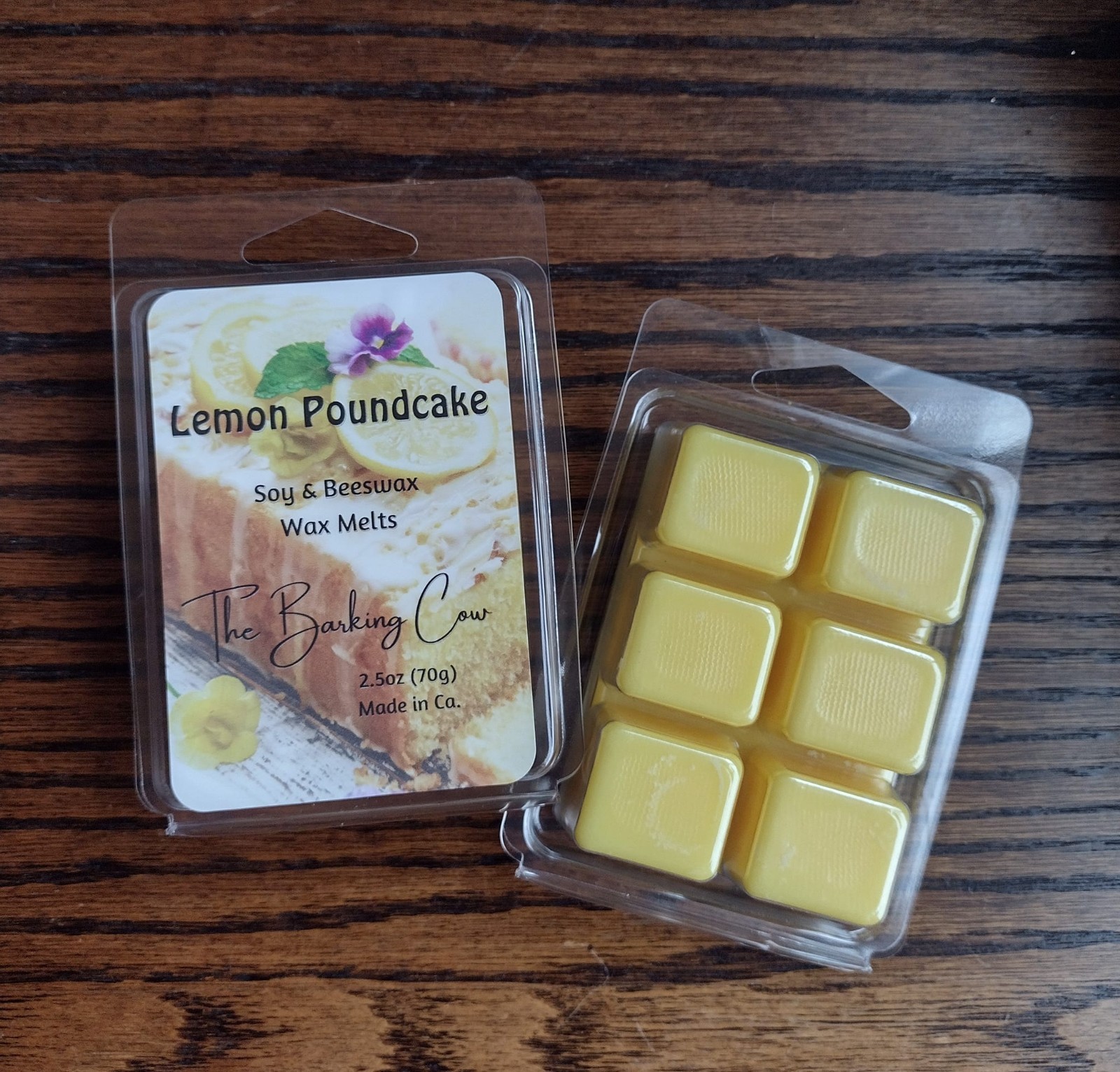 Handmade Scented Wax Melts in a Clamshell Soy & Beeswax Premium Fragrance Oils